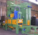 Cogeim Continuous feed type shot blasting machine for marble, granite and natural stone products  mod. STL Shotblasting Machines 